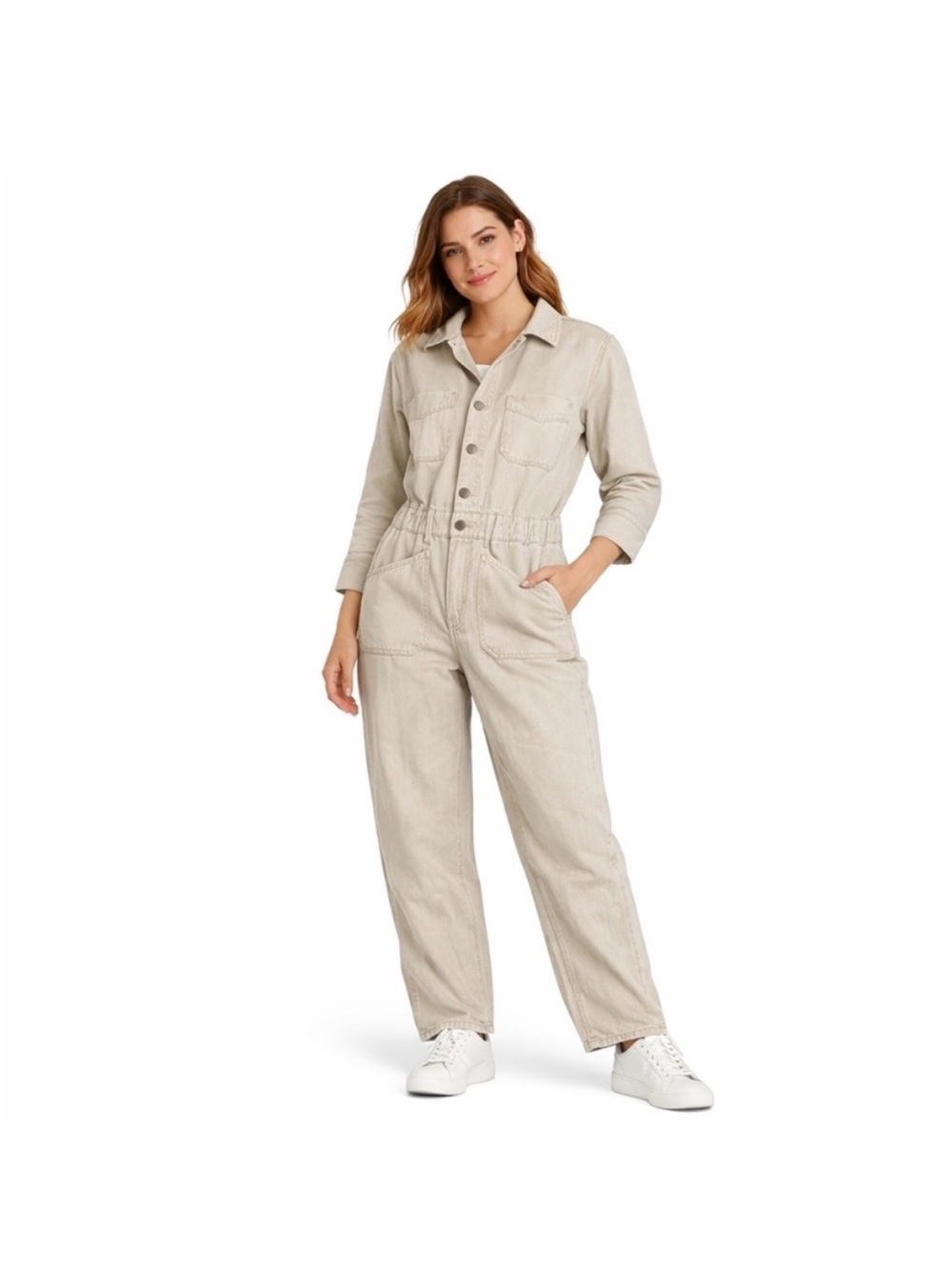 Universal Thread Beige Utility Jumpsuit